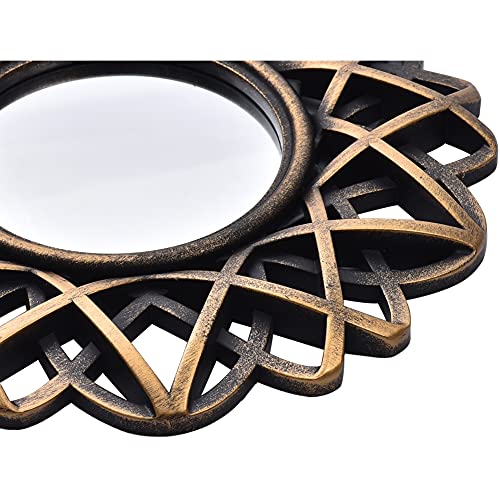 Small Wall Mirrors Decorative Set Of 3 | Round Mirrors For Wall Decor Bedroom Living Room | Circle Mirror Wall Decor | Decorative Mirrors #TOP6