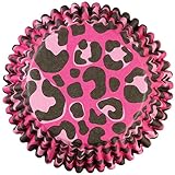 Wilton 415-0749 36-Pack Color Baking Cup, Standard, Leopard Pink