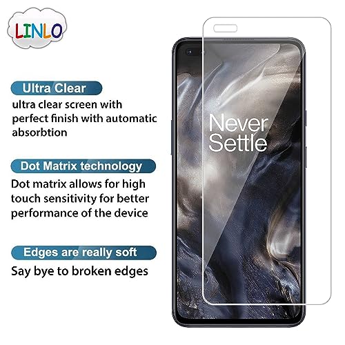 Image of Tempered Glass Screen Protector Compatible for OnePlus Nord with Full Screen Coverage; Except Edges and Easy Installation Kit(Transparent), Pack of 1