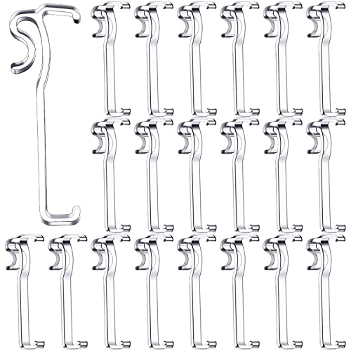 3 Inch Valance Clips Window Blind Clips Clear Plastic Valance Retainer Clips Hidden Valance Clips For Horizontal Blind Valance (30) #TOP16