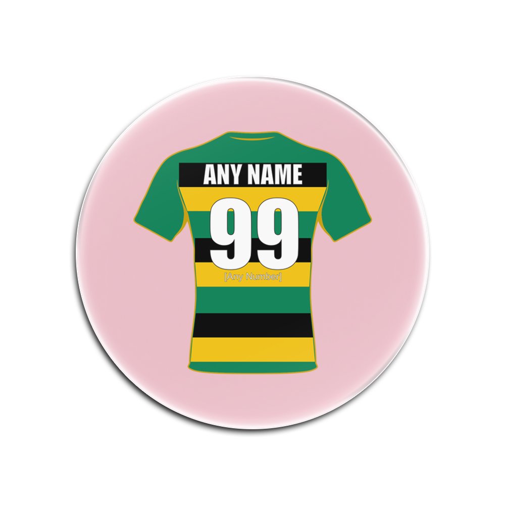 Dessous de verre Northampton Saints brillant en carton rigide de qualité supérieure