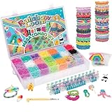 Rainbow Loom Mega Combo Loom Band Kit | Rubber Band Bracelet Kit with Clips, Gift Bags, and Elastic Bands Childrens Jewellery Making Kits Make Great Gifts for Kids Age 7+