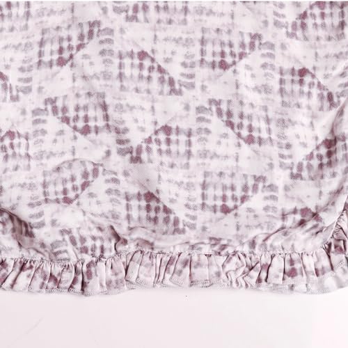 Image of Cotton Casual Round Neck All Over Printed Dress for Girls (Pack of 1)