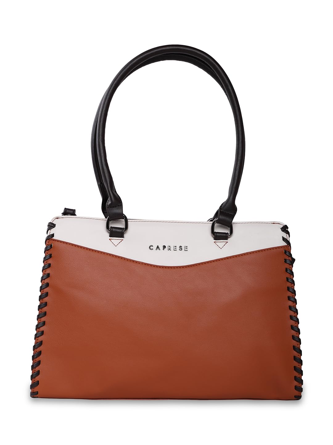 Caprese ROME SOLID TAN FAUX LEATHER MEDIUM SATCHEL HANDBAG (B0CYQBW1QT) Amazon Price History, Amazon Price Tracker
