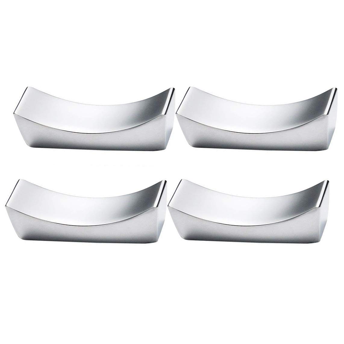 4 Pieces Soportes de Palillos Acero Inoxidable Resto para Palillos Cuchara Tenedor Cuchillo Soporte