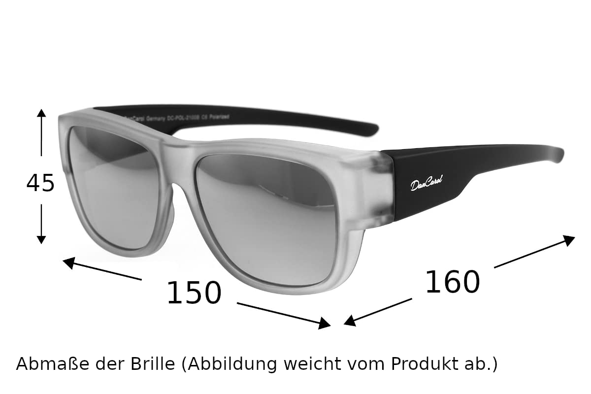 DanCarol DC-POL-2103B -C8-Die Überbrille, ideal für Brillenträger