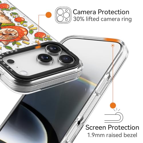 Coque compatible avec iPhone Pro Max durable et résistante aux chocs 17GWS