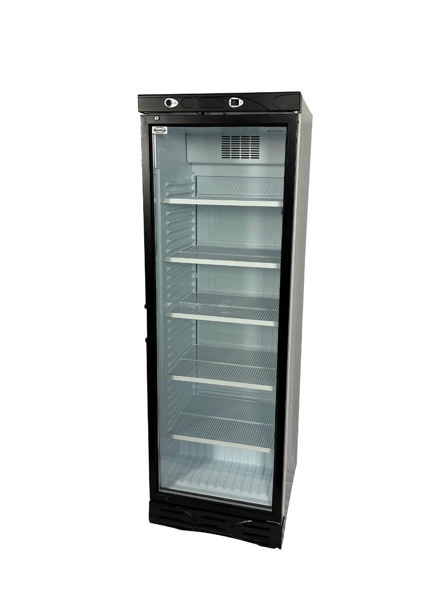 Combisteel R600A1 Glass Positive Refrigerated Cabinet with 1 Door Glass 382L – Various Colours – BlackR600A1