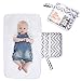 Luxja matelas à langer de voyage, tapis a langer portable pour bébé, matelas à langer pliable, Réutilisable, Avec Pochettes, Parfait à la Maison et Voyage, Pliable et Lavable en Machine