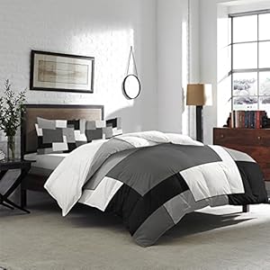 Abstract Geometric 4 Piece Duvet Co...