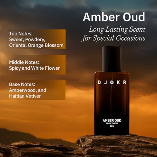 Image of Djokr Next Chapter Men's Perfume Gift Set | 4 x 20 ml Eau de Parfum - Zephyr, Magnate, Terra Sage, Amber Oud | Long-Lasting Fragrance | Pack of 4 Premium Perfumes for Men