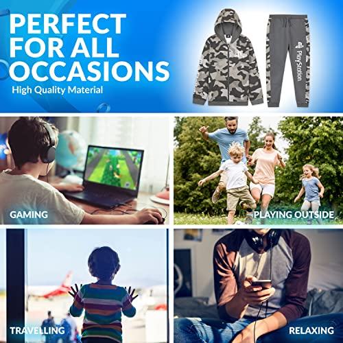 PlayStation Boys Tracksuit, Hoodies and Joggers for Kids 5-15 Years, Gamer Gifts - Image 6