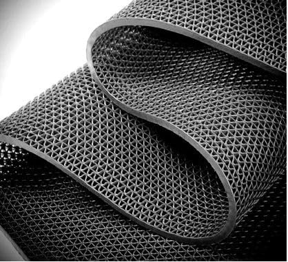 Image of NEXORA Anti Skid & Multipurpose Bathroom Mat| Shower Mat| Carpet| Rugs| Doormat| Rainmat| Swimming Pool Mat||Black,2x12ft