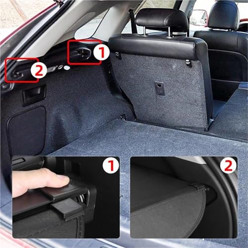 Cubierta de carga maletero retráctil para Lexus RX 2004-2009 privacidad premium 3