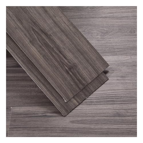 INMOZATA 36 Pcs Self-Adhesive Vinyl Floor Tiles, 91.5cm x 15.2cm x 2mm Thick, Covers 5.02㎡, 5-Layer Upgrade (0.07mm Wear-Resistant Layer), Premium Vinyl Flooring for Home Kitchen Bathroom (Dark Brown)
