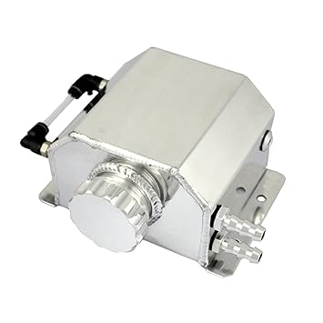 VOUVOU Universal Car Engine Oil Catch Can Reservoir Tank 1L