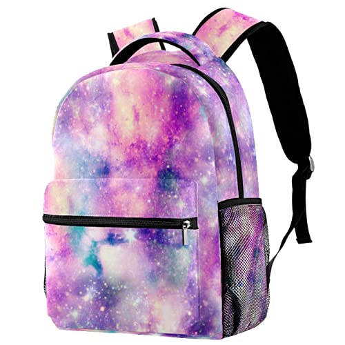 Sac à bandoulière galaxie rose pour les sorties des adolescents