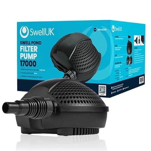 Swell Pond Pump 17,000 LPH | Pump for Filter | Garden Fish Koi | | 3 Year Guarantee