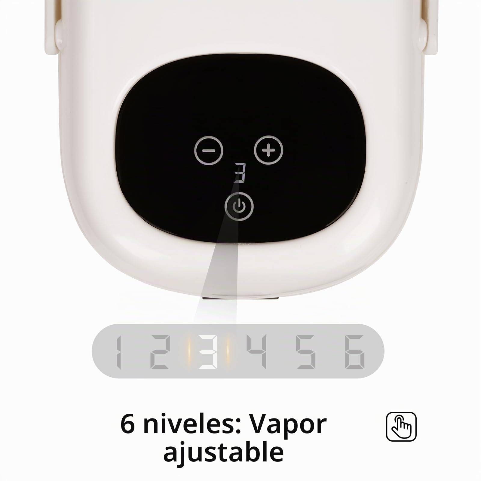 Vaporeta Limpieza Hogar 2500W, Limpiador a Vapor 1100ML, Temperatura 6 Velocidades Ajustables 5 Accesorios para Muebles de Cocina Baño Coche
