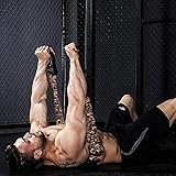 INNSTAR 調節可能なベンチプレスアシスタンス レジスタンスバンド 取り外し可能なチェストエキスパンダー ラテックスバンド フィットネスホームジム・アッパー・ボディワークアウト機器 フィットレス ゴムチューブ付き (3管ブラウン 90KG)