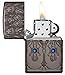 Zippo Gothic Window Design Armor® Black Ice® Pocket Lighter