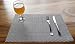 Set di 6 tovagliette all'americana in vinile, isolanti dal calore, in PVC, antimacchia, antiscivolo, decorazione per tavolo da pranzo e cucina