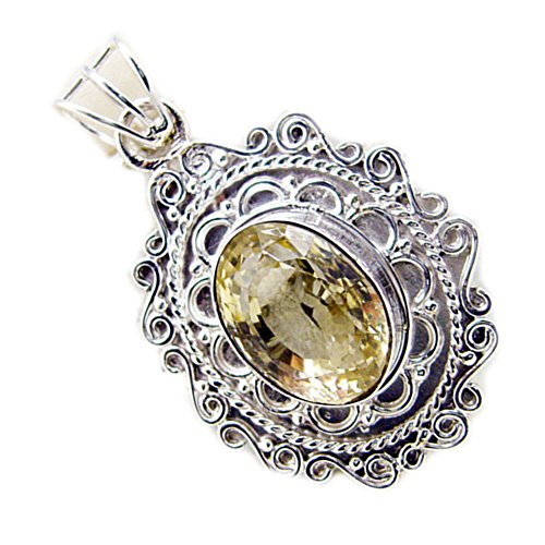 Pendentif citrine pierre de naissance idéale pour cadeau femme