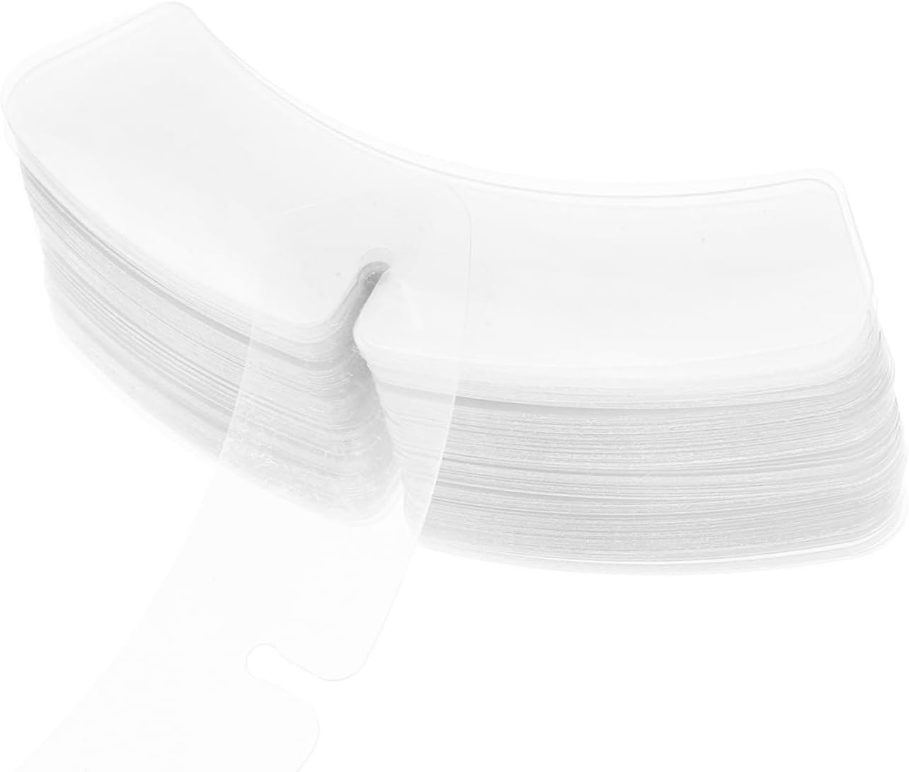 100pcs Plastic Collar Stays Collar Supports for Shirts Easy Use Fixing Stays for Men and Women for T-shirts and Dress