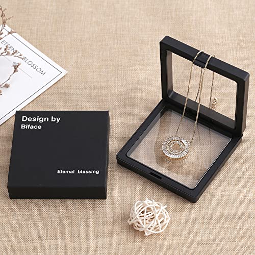 Biface Gold Initial Necklaces For Women Jewelry For Women 14K Gold Plated Letter Necklace For Women Girls Necklaces Jewelry Valentine's Day Gifts Square Zirconia Round Necklace C #TOP5