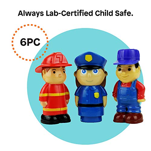 Boley 3 Pack Emergency City Cars And Train Set - Educational Lights And Sounds Toy Vehicle Playset For Boys And Girls - Includes Fire Truck, Train, And Police Interceptor - Perfect For Kids, Children, #TOP3