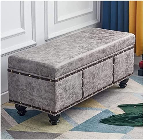 Tabouret repose-pieds avec coffre pour optimiser les petits espaces - 4