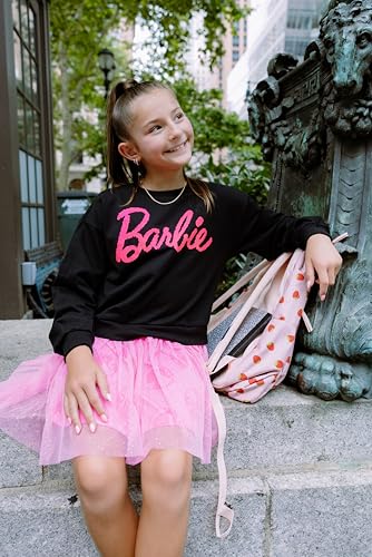 Barbie Girls French Terry Dress Toddler to Big Kid3