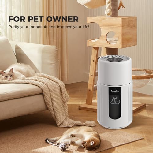Pet Air Purifier for Home, HEPA Filter for Dog Cat Hair, Dander, Odors, Dust, with Quiet Sleep Mode, Smart Auto Mode, Easy Replace Pre-Filter - Image 8