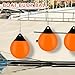 Boat Mooring Buoy15 inch 6 Pack, Round Boat Fenders Ball Boat Buoy Ball,Inflatable Boat Fenders Dock Bumper Ball Anchor Buoy Suitable for Yachts Marinas Sailboats Ski Boats(Orange)