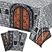 3 Pcs Medieval Party Decorations 108 x 54 Inches Medieval Tablecloth Knights Party Supplies Cobblestone Tablecloth Castle Tablecloth Knight Table Cover Castle Decorations for Knight Birthday Party