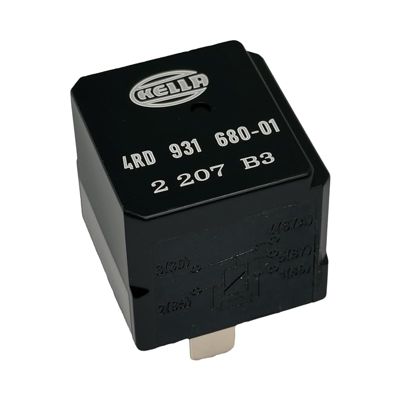 Relé automotivo à prova d’água Rheinster 4RD 931 680-01, 12 VCC, 40 A, 5 pinos – 1 unidade