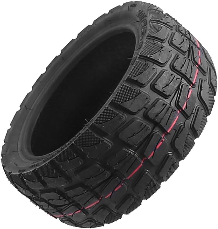 10 Inch 90/55-6.5 Off-Road Tubeless Tire For Electric Scooter,Rubber Vacuum Tyre With Enhanced Grip And Wear Resistance, Lightweight Replacement Wheel For Outdoor Riding, Black