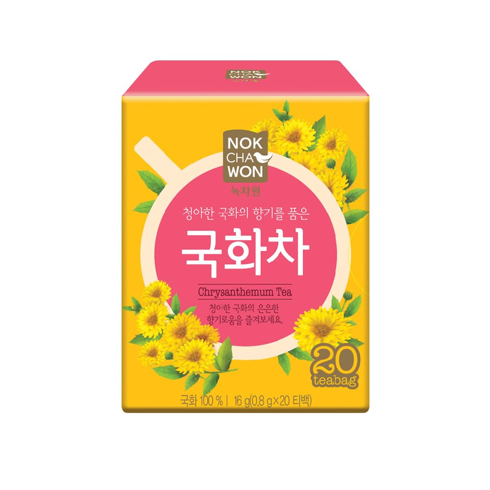[Nokchawon] Chrysanthemum Tea, Caffeine Free, Premium Pure