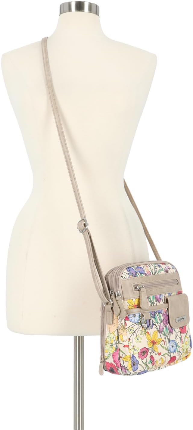 Multisac Women's MultiSac North South Mini Zip Around Crossbody