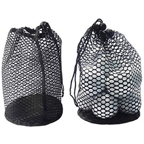 Sanfly Bolsas De Baile De Golf 2pcs Nylon Nylon Drawtring Storage Net Pouch Bolsas De Malla para Deportes Aire Libre, Pequeño Cover