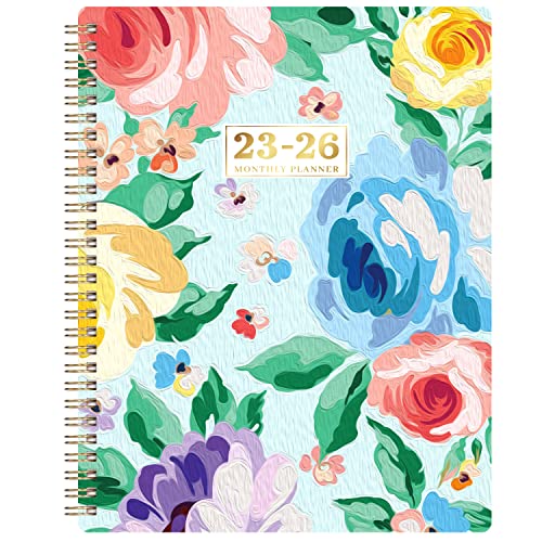 2023-2026 Monthly Planner/Calendar - 3 Year Monthly Planner 2023-2026, Jul 2023 - Jun 2026, 9'' X 11'', 2023-2026 Calendar Planner With Coated Monthly Tabs, Two-Side Pocket, Contact Pages, Notes Pages #TOP20