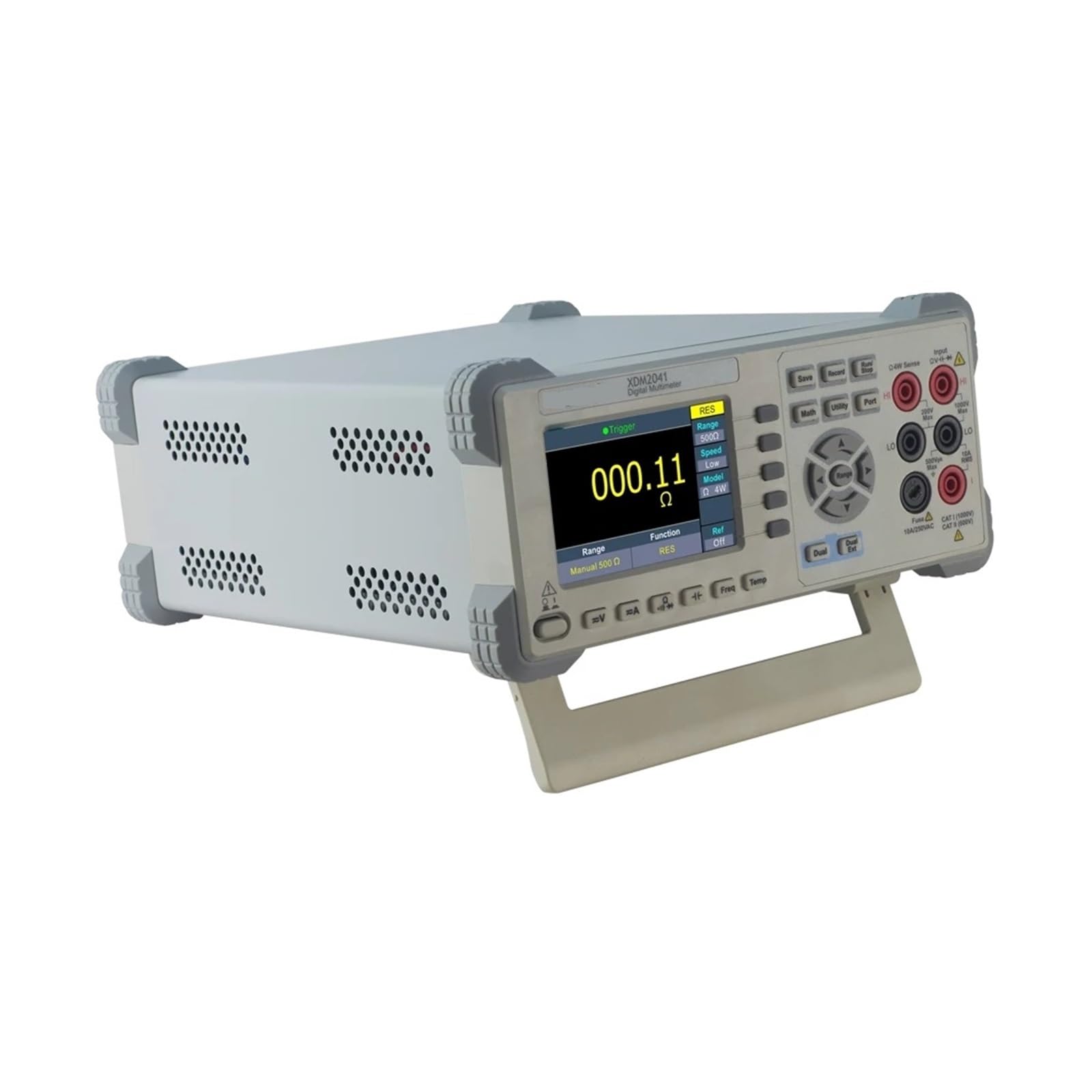 Tester per batteria auto, XDM2041 4 1/2 Multimetro digitale da banco True RMS AC DC Tensione Corrente Temperatura Resistenza Frequenza Tester