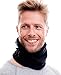 Produktbild Hilltop Polar Multifunktionstuch/Motorradmaske/Skimaske/Kälteschutz/Gesichtsmaske/Halswärmer/Polar Halstuch mit Kordelzug 100% Fleece, Design/Farbe:schwarz