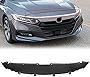 ECOTRIC Front Upper Cover Grille Black Compatible with 2018 2019 Honda Accord Sedan - Replace For HO1210155 71105TVAA00ZZ 