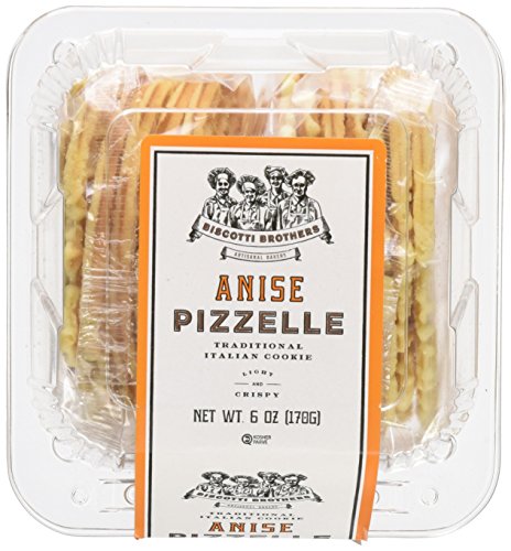 Biscotti Brothers Bakery Pizzelle Cookie, Anise, 6 Ounce