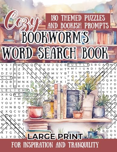 The Bookworm's Word Search Book: 180 Relaxing Book-Themed Puzzles for Adults | Large Print Word Finds with Quotes & Reader's Questions | Perfect Gift for Book Lovers
