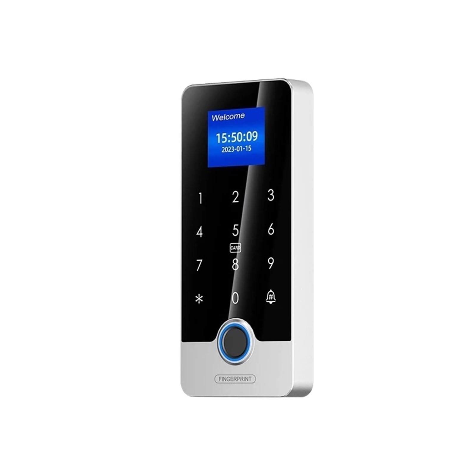 Zestawy systemu kontroli dostępu z zamkiem do drzwi, klawiaturą Bluetooth i czytnikiem kart IC na czytnik linii papilarnych, metalem,Większe bezpieczeństwo(J200F)