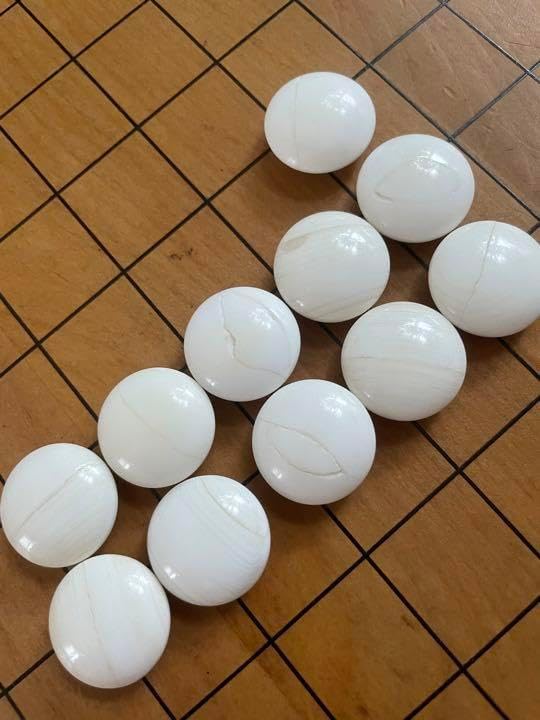 本茅囲碁盤 碁石 脚なし 那智黒 向本蛤 黒木碁石店 本