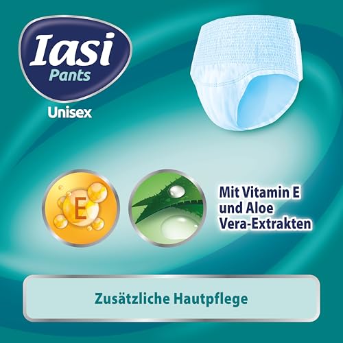 IASI Unisex-Pants mit hohem Schutz, 10 Einweghosen Größe XXL, Saugfähigkeit EXTRA, 10 Stück