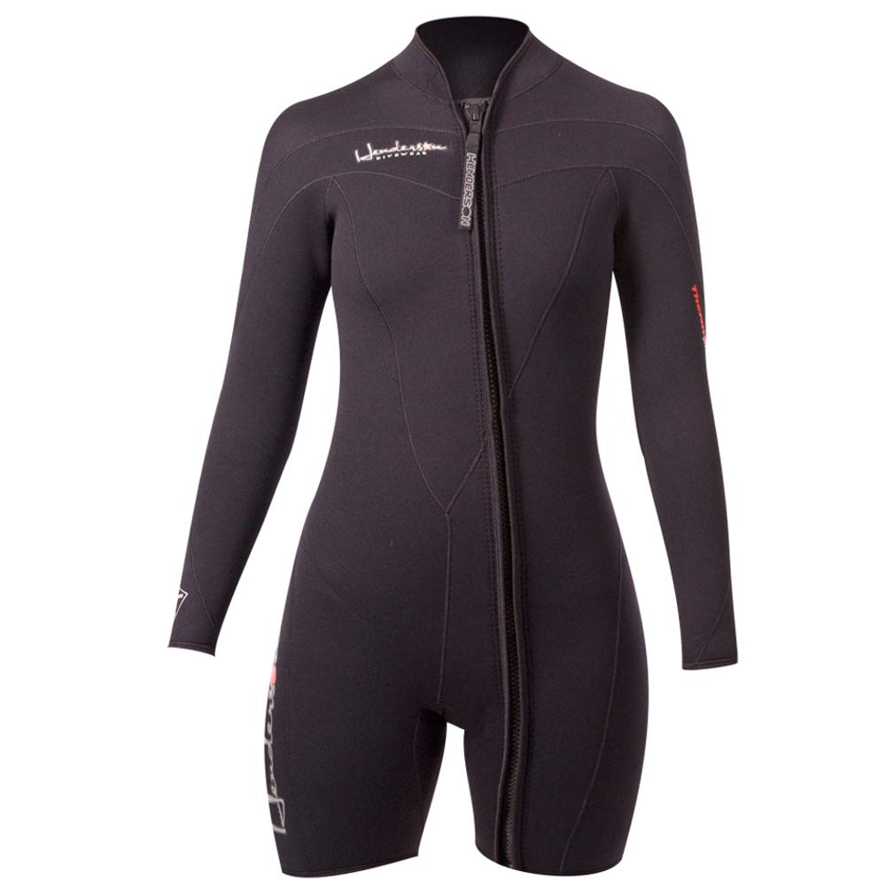 Henderson Woman Thermoprene Long Sleeve Shorty / Jacket (Front Zip) 3mm Scuba Wetsuit, Size: 14